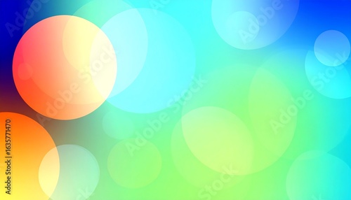 Colorful bokeh background