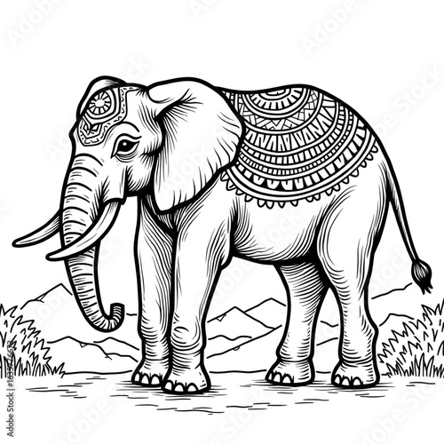 elephant cartoon illustration