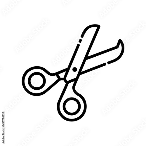 Scissors Icon for Creativity and Crafting Topics