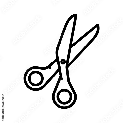 Scissors Icon for Creativity and Crafting Topics