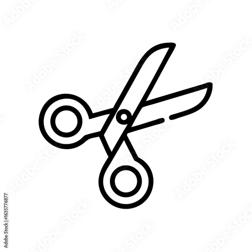 Scissors Icon for Creativity and Crafting Topics