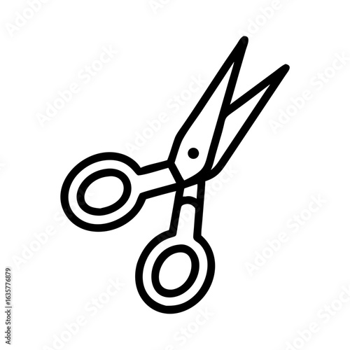 Scissors Icon for Creativity and Crafting Topics