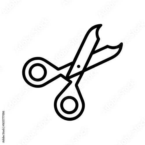 Scissors Icon for Creativity and Crafting Topics