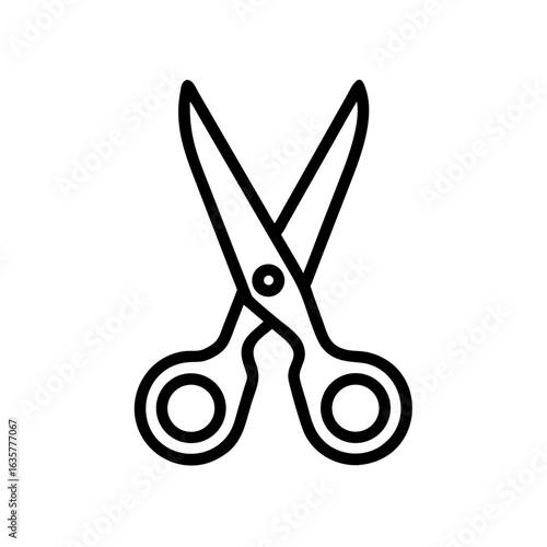 Scissors Icon for Creativity and Crafting Topics