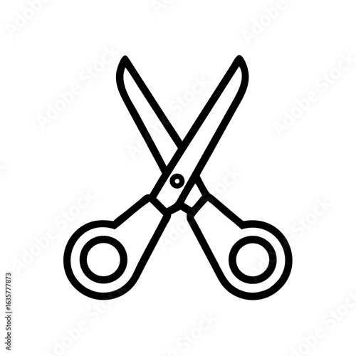 Scissors Icon for Creativity and Crafting Topics