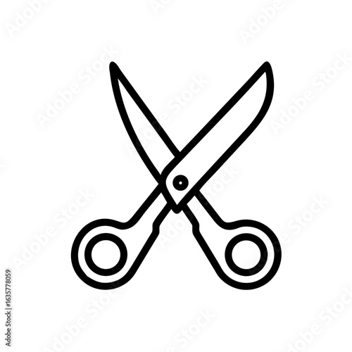 Scissors Icon for Creativity and Crafting Topics