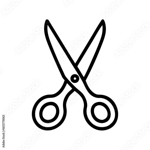 Scissors Icon for Creativity and Crafting Topics