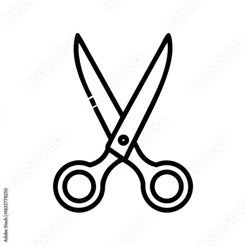 Scissors Icon for Creativity and Crafting Topics