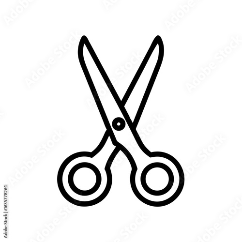 Scissors Icon for Creativity and Crafting Topics