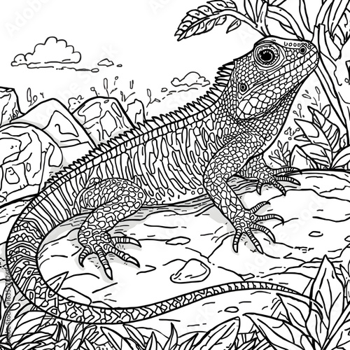 lizard on a tree