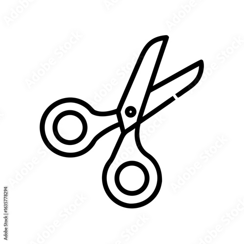 Scissors Icon for Creativity and Crafting Topics