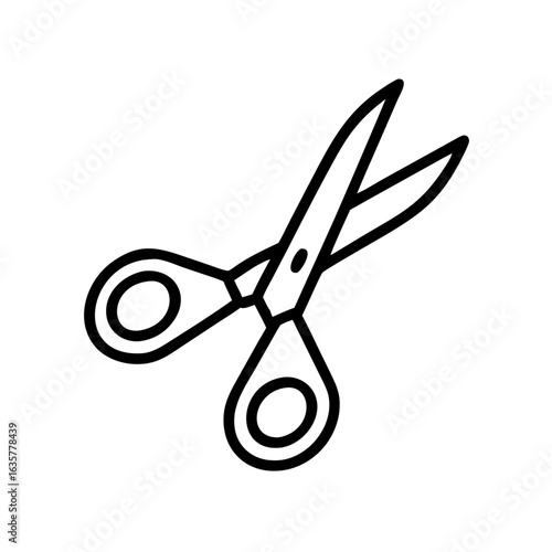 Scissors Icon for Creativity and Crafting Topics