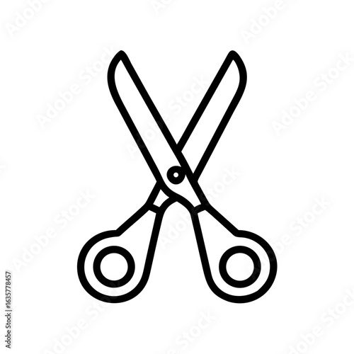 Scissors Icon for Creativity and Crafting Topics