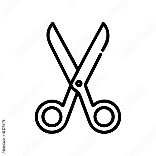 Scissors Icon for Creativity and Crafting Topics