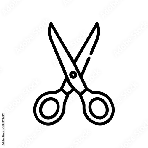 Scissors Icon for Creativity and Crafting Topics