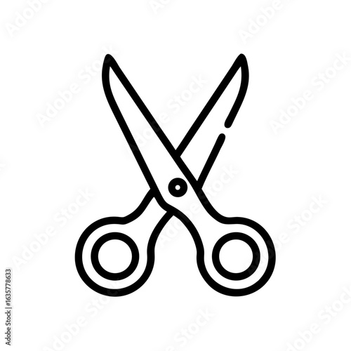 Scissors Icon for Creativity and Crafting Topics