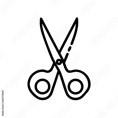 Scissors Icon for Creativity and Crafting Topics