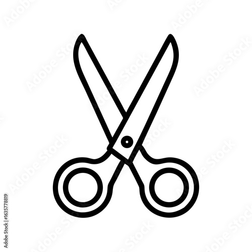 Scissors Icon for Creativity and Crafting Topics