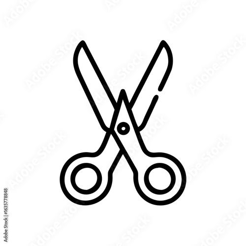 Scissors Icon for Creativity and Crafting Topics