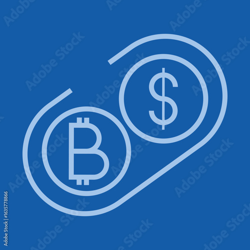 Crypto Exchange Platform Icon Design