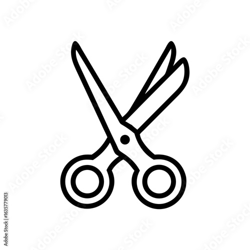 Scissors Icon for Creativity and Crafting Topics