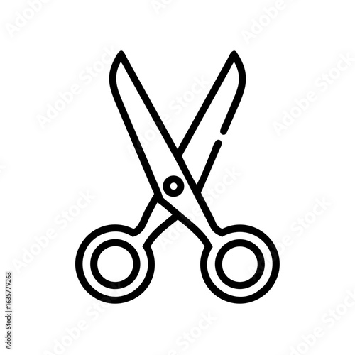 Scissors Icon for Creativity and Crafting Topics