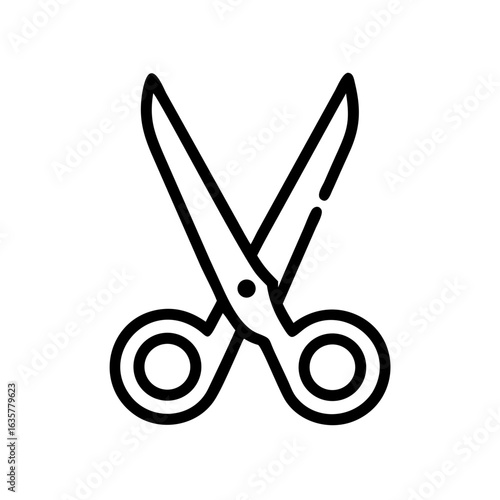 Scissors Icon for Creativity and Crafting Topics