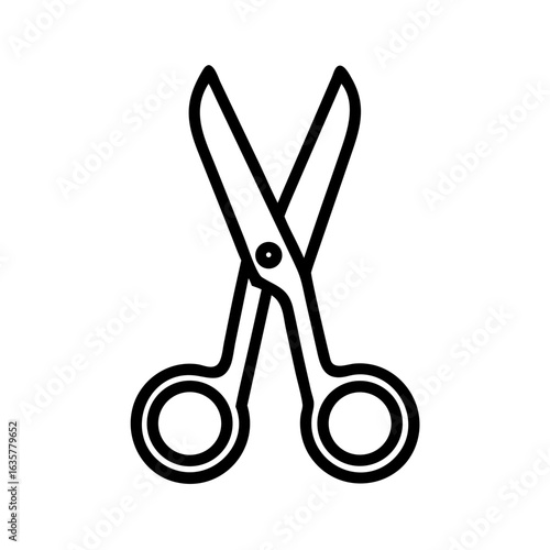 Scissors Icon for Creativity and Crafting Topics