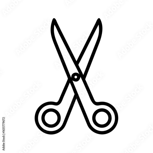 Scissors Icon for Creativity and Crafting Topics