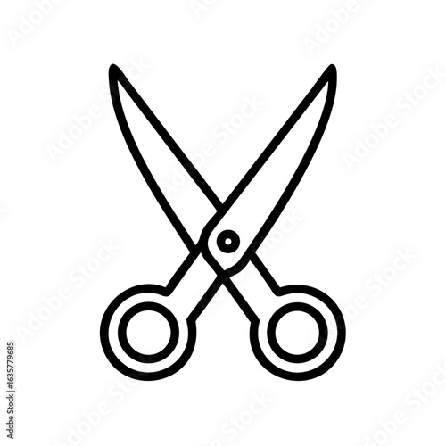 Scissors Icon for Creativity and Crafting Topics