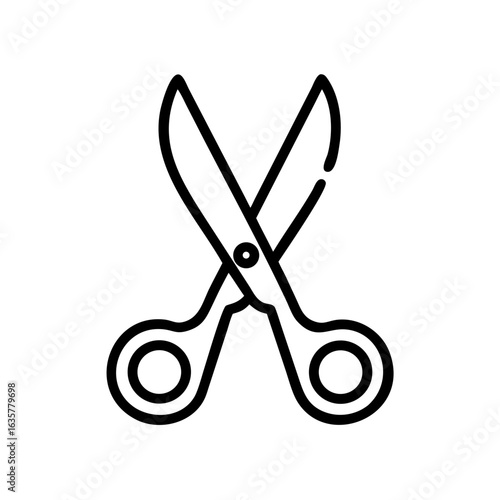 Scissors Icon for Creativity and Crafting Topics