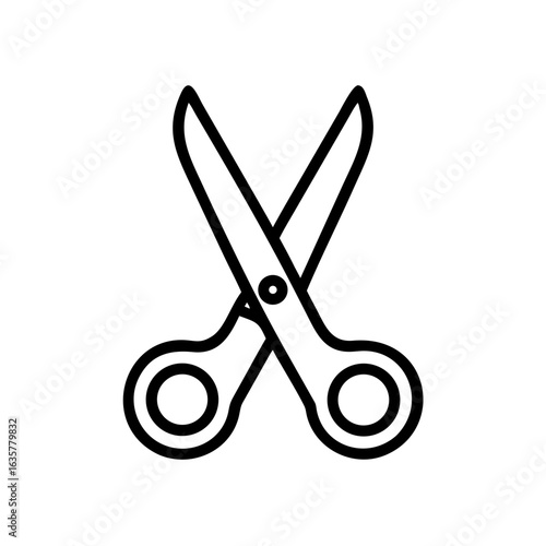 Scissors Icon for Creativity and Crafting Topics