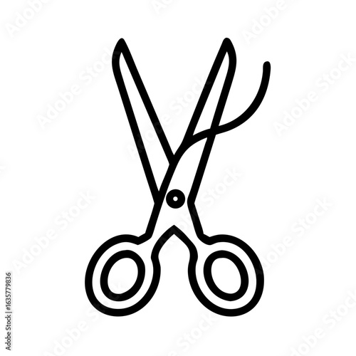 Scissors Icon for Creativity and Crafting Topics