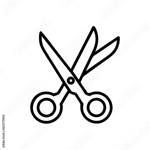 Scissors Icon for Creativity and Crafting Topics