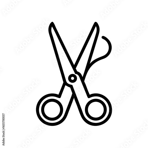 Scissors Icon for Creativity and Crafting Topics