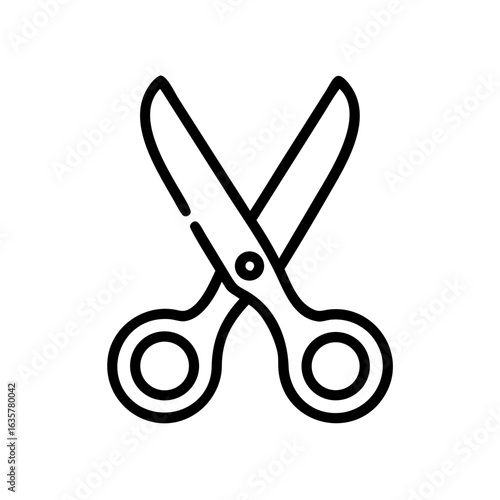 Scissors Icon for Creativity and Crafting Topics