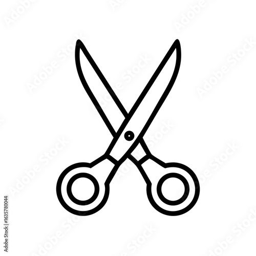 Scissors Icon for Creativity and Crafting Topics