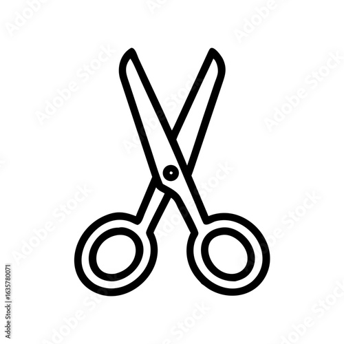 Scissors Icon for Creativity and Crafting Topics