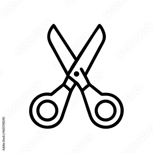 Scissors Icon for Creativity and Crafting Topics