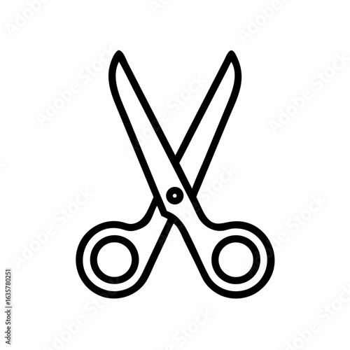 Scissors Icon for Creativity and Crafting Topics