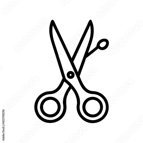 Scissors Icon for Creativity and Crafting Topics