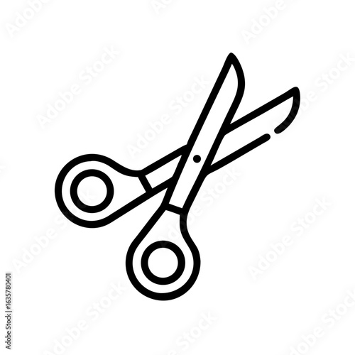 Scissors Icon for Creativity and Crafting Topics