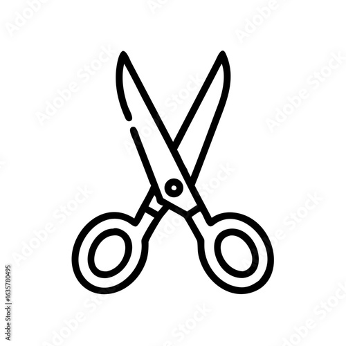 Scissors Icon for Creativity and Crafting Topics
