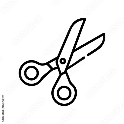 Scissors Icon for Creativity and Crafting Topics