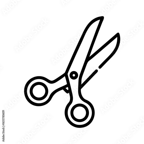 Scissors Icon for Creativity and Crafting Topics