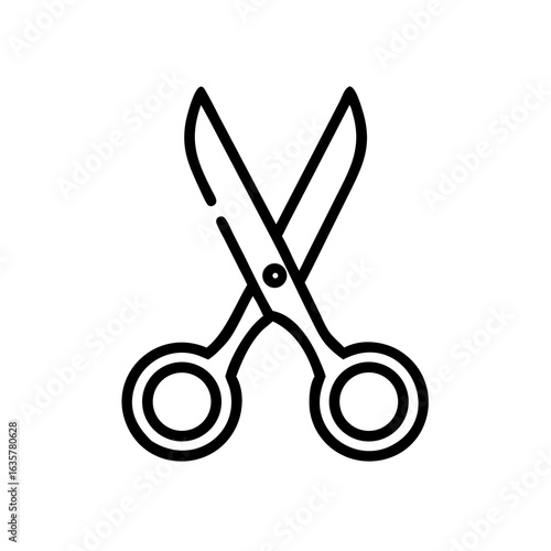 Scissors Icon for Creativity and Crafting Topics