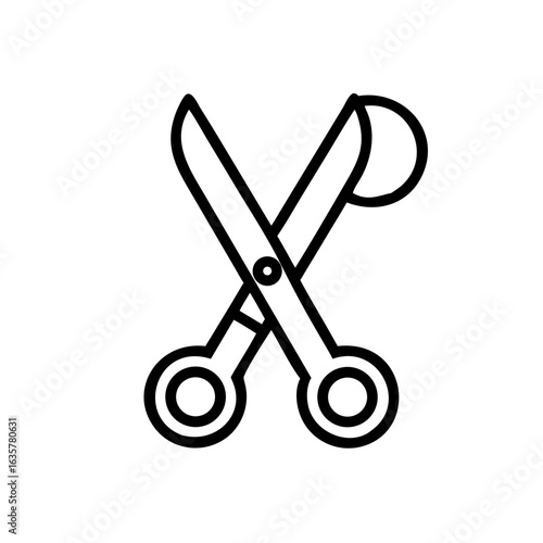 Scissors Icon for Creativity and Crafting Topics
