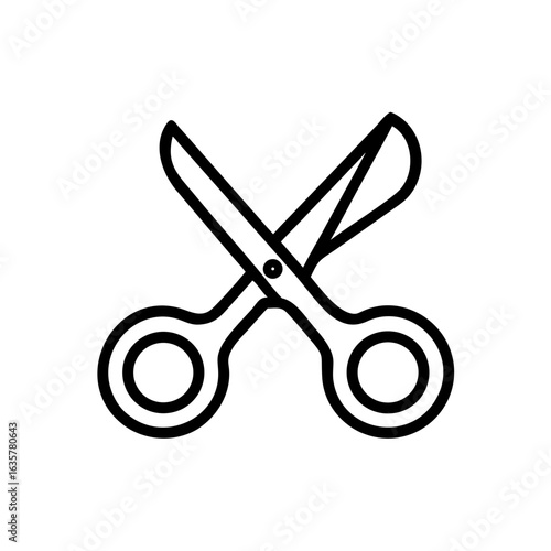 Scissors Icon for Creativity and Crafting Topics
