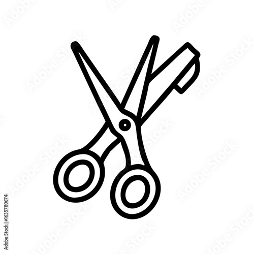 Scissors Icon for Creativity and Crafting Topics