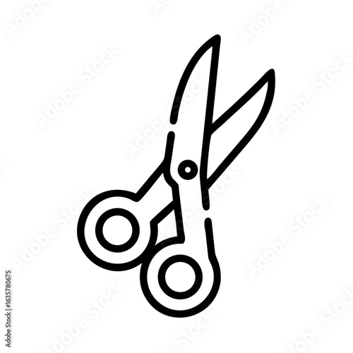 Scissors Icon for Creativity and Crafting Topics